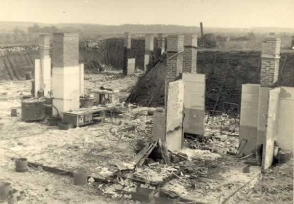 A bomber V2 barracks in Holland